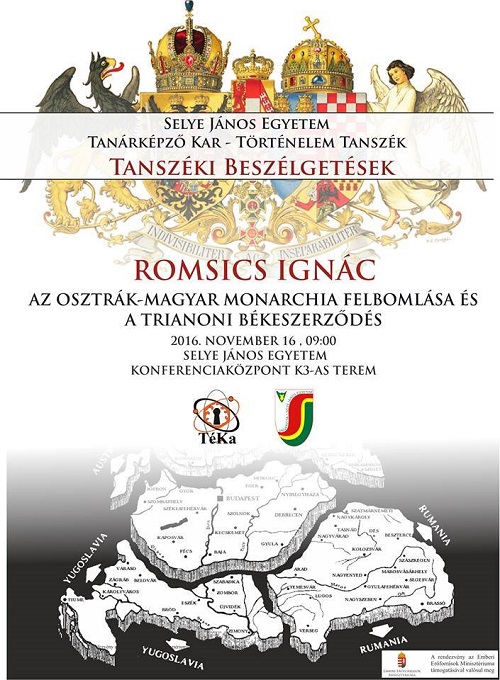 Romsics Ignác Széchenyi-díjas történész előadása a trianoni békeszerződésről